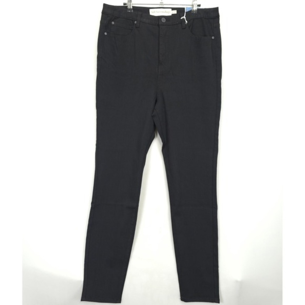 Soft Surroundings Ultimate High Rise Slim Jeans Black 16T Everyday Essentials